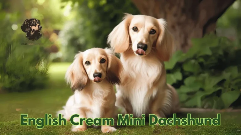 The Charm of the English Cream Mini Dachshund