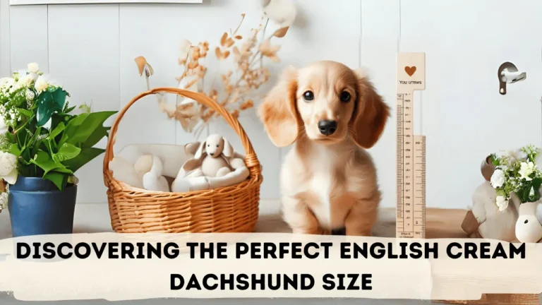 English Cream Dachshund Size: A Complete Guide 2024