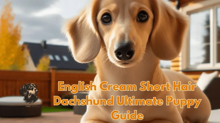 English Cream Short Hair Dachshund Ultimate Puppy Guide