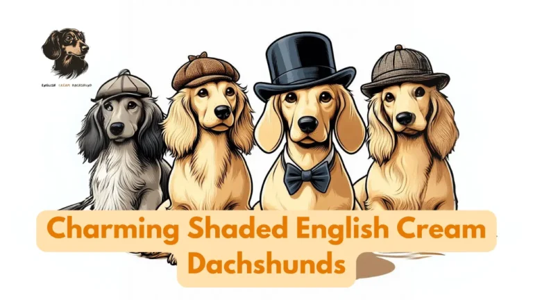 Shaded English Cream Dachshunds